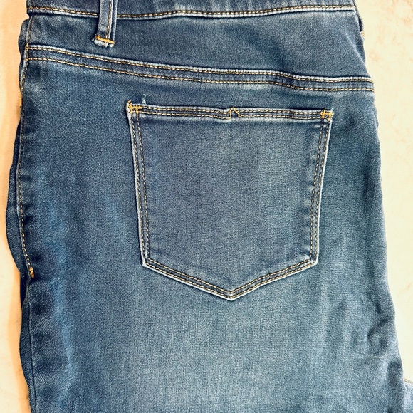 Chico’s sz 1 Platinum Jegging sz 12 Dark Wash High Rise Skinny Jean Pants Women - Picture 8 of 10